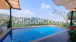 View Lembah dan Citylight Bandung di Area Private Pool (1)